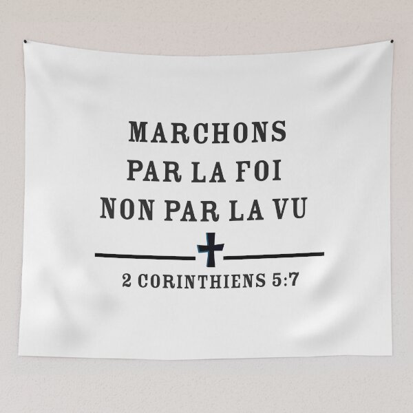 Aperçu de l'œuvre Marchons par la foi créée et vendue par CherishedCloset.