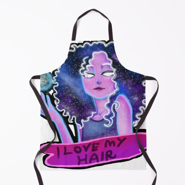 Item preview, space girl and her beautiful curls designed and sold by ViiniSama.