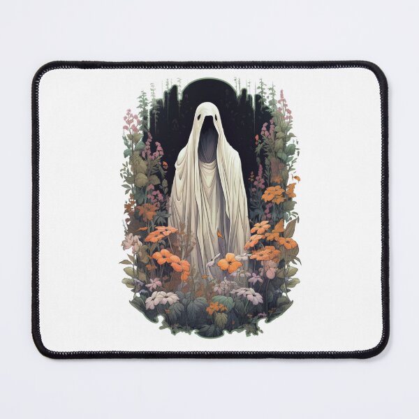 Item preview, Evil Ghost In The Forest Floral Ghost designed and sold by ArtFromBeyond.
