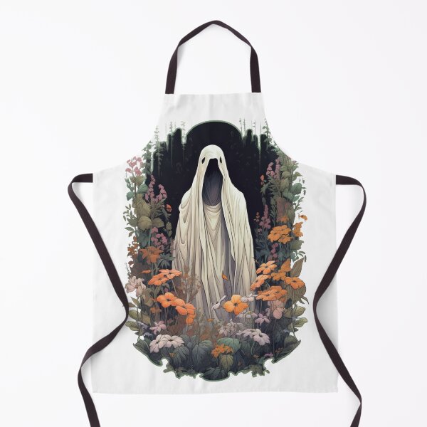 Item preview, Evil Ghost In The Forest Floral Ghost  designed and sold by ArtFromBeyond.