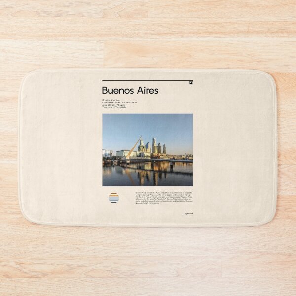 Item preview, Visit Buenos Aires, Argentina (Travel poster) designed and sold by RabbitK.