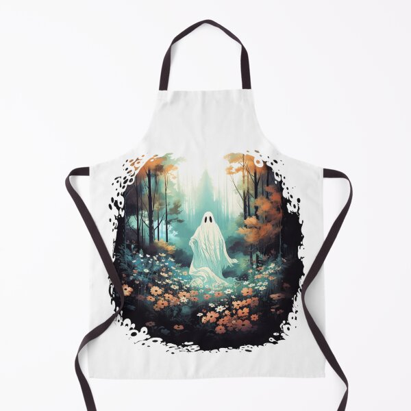 Item preview, Evil Ghost In The Forest Floral Ghost  designed and sold by ArtFromBeyond.