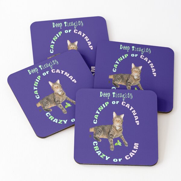 Item preview, Cat Has Deep Thoughts About Catnip and Catnaps designed and sold by kristalcurt.