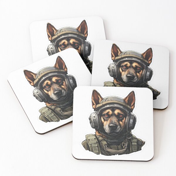 Item preview, Dog in military uniform designed and sold by abmkf.