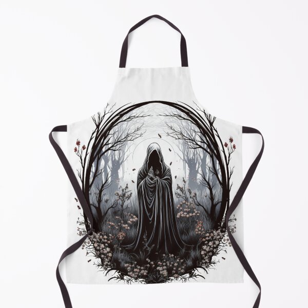 Item preview, Evil Ghost In The Forest Floral Ghost  designed and sold by ArtFromBeyond.