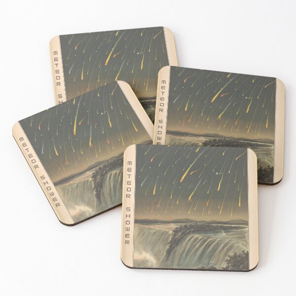 Item preview, Meteor Shower Over Waterfall designed and sold by soulfulprintss8.