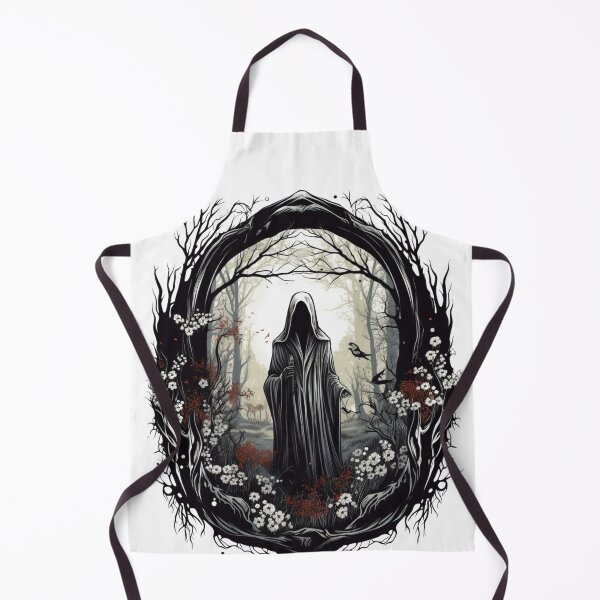 Item preview, Evil Ghost In The Forest Floral Ghost  designed and sold by ArtFromBeyond.
