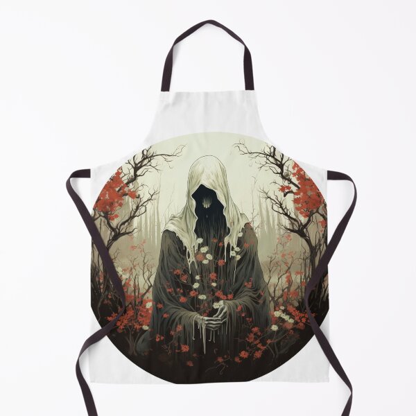 Item preview, Evil Ghost In The Forest Floral Ghost  designed and sold by ArtFromBeyond.
