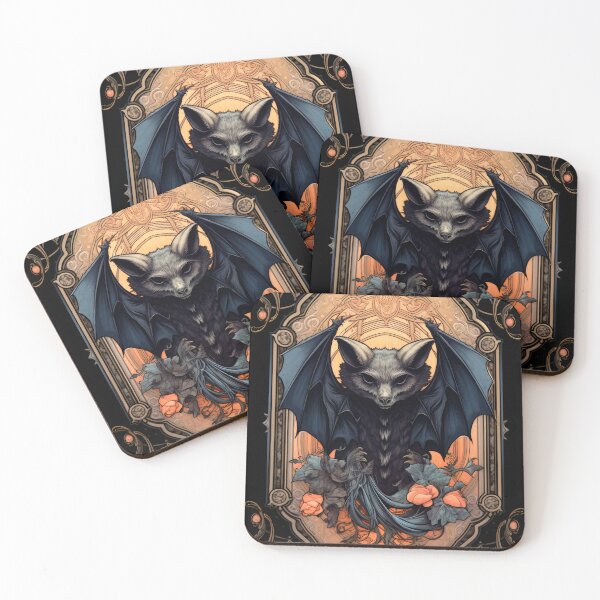 Item preview, Bat Tarot Card Symmetrical Art designed and sold by eyestetix.