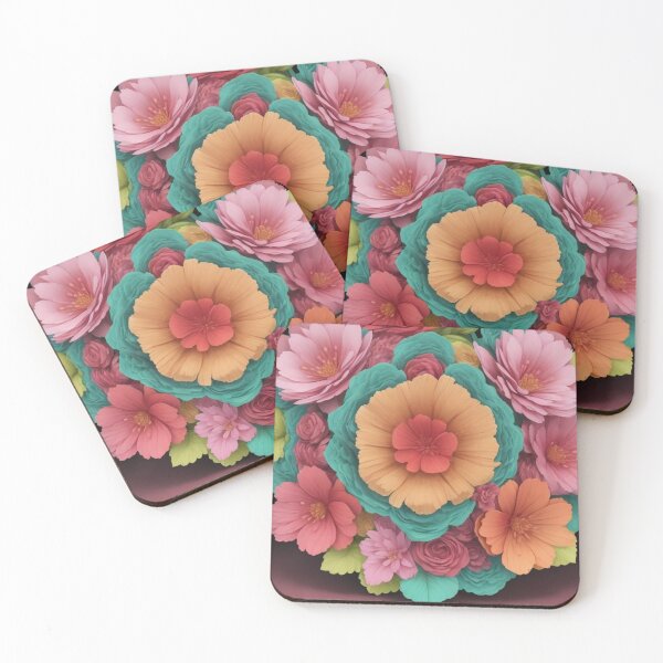 Item preview, Elegant Floral Designs in Vibrant Vectors designed and sold by FemmeFlair.