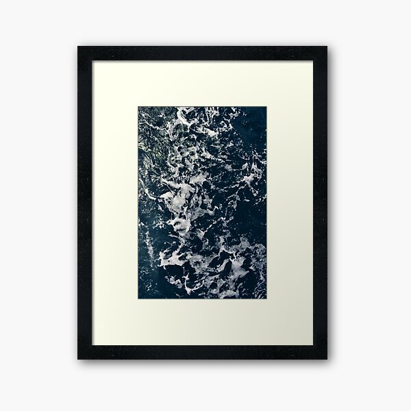 Blue sea Framed Art Print