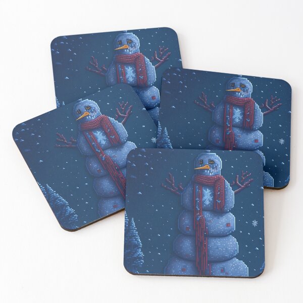 Item preview, Snowman Pixels Frosty Pixel Magic designed and sold by Glitchart66.