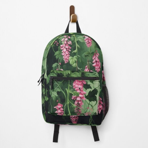 Item preview, climbing ivy with pink blooms designed and sold by DanieWoods.