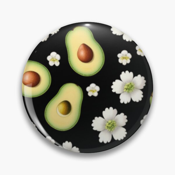 Item preview, Avacado halves and flowers  designed and sold by Roxburylane.