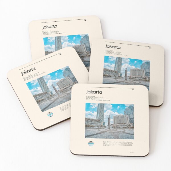 Item preview, Visit Jakarta, Indonesia (Travel poster) designed and sold by RabbitK.