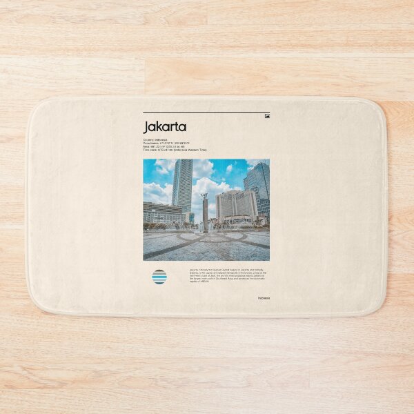 Item preview, Visit Jakarta, Indonesia (Travel poster) designed and sold by RabbitK.