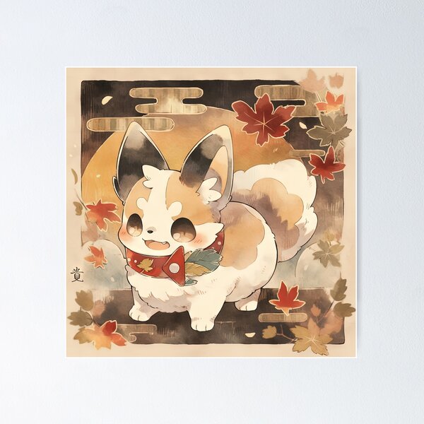 Item preview, Japanese Woodblock Style Chihuahua Dog designed and sold by BlvckSky.