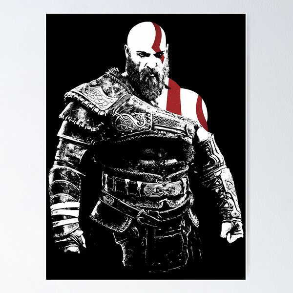 God of War: confira fanart épica de Kratos no trono de Odin