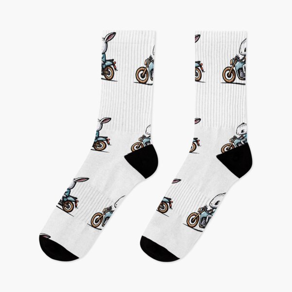 Item preview, Adorably Rad: Kawaii Rabbit Riding a Sports Bike Designs designed and sold by irosh madushan.