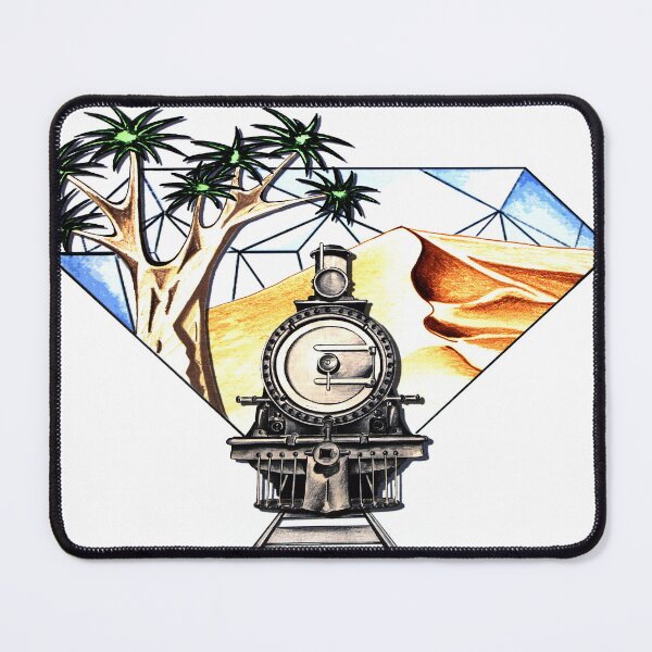 Item preview, Train, desert and Quiver Trees designed and sold by Piccaya.