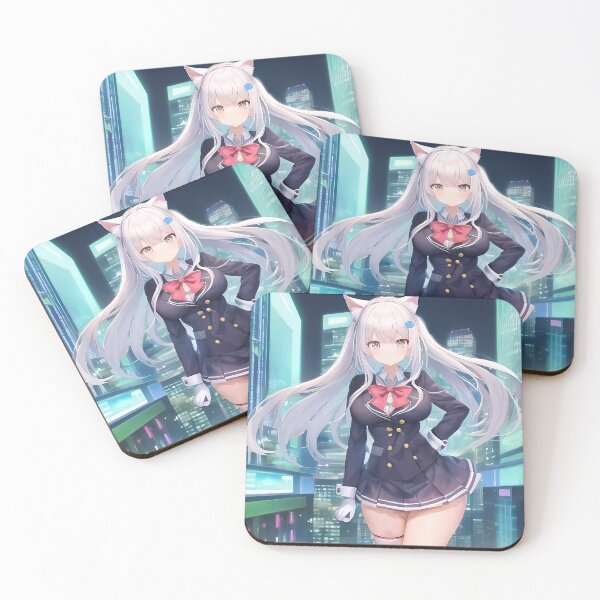 Item preview, waifu Anime Cutie Cat Girl Office life Nekko designed and sold by lifeissheep.