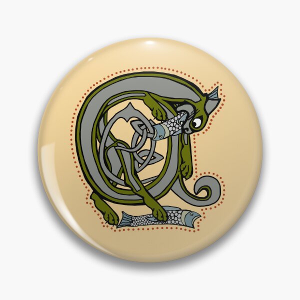 Item preview, Celtic Cat Letter A designed and sold by Donnahuntriss.
