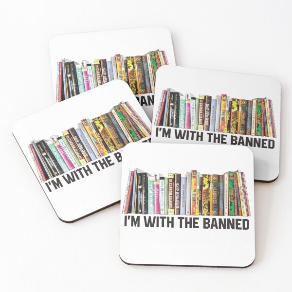 Item preview, I'm with The Banned Books I Read Banned Books Lovers designed and sold by Dolphin Graphic.