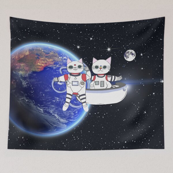 Item preview, Cats in space designed and sold by Glamalt.
