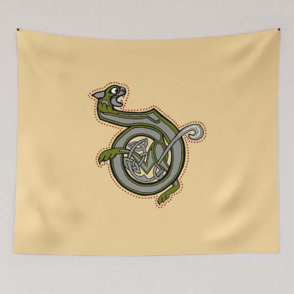 Item preview, Celtic Cat Letter D designed and sold by Donnahuntriss.