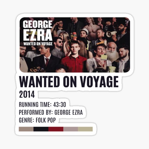 Vista previa del artículo con la obra «George Ezra buscado en viaje», diseñado y vendido por JettMoorhouse.