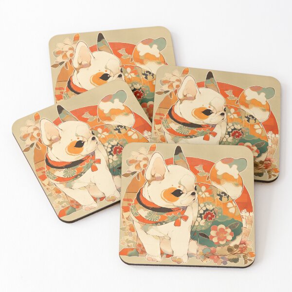 Item preview, Japanese Woodblock Style French Bulldog designed and sold by BlvckSky.