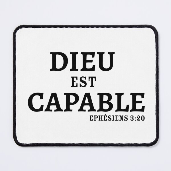 Item preview, Dieu est capable designed and sold by CherishedCloset.