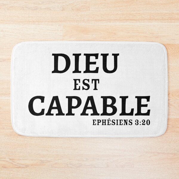 Item preview, Dieu est capable designed and sold by CherishedCloset.