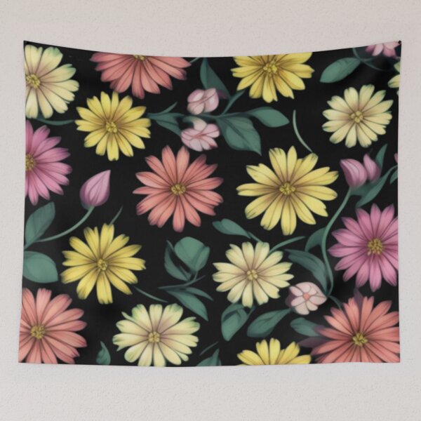 Aperçu de l'œuvre Motif floral jeune et séduisant créée et vendue par Roxburylane.