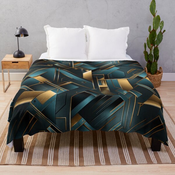 Item preview, Abstract Geometric Metalic Style lll designed and sold by PaTToStudio.