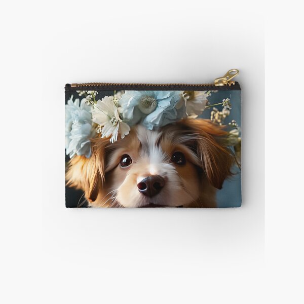 Item preview, Flower Crown Puppy Dog  designed and sold by BlvckSky.