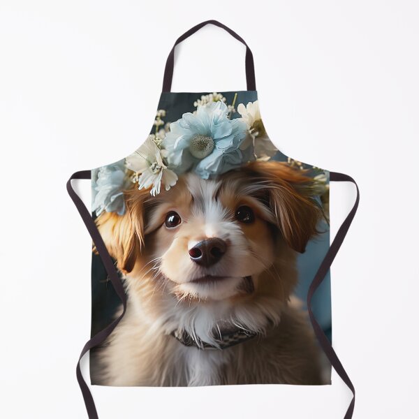 Item preview, Flower Crown Puppy Dog designed and sold by BlvckSky.