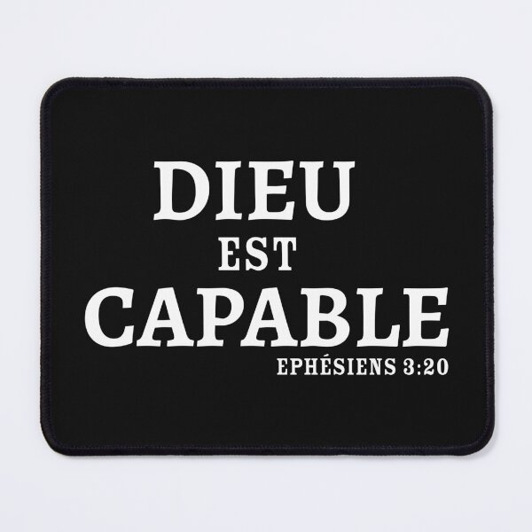 Item preview, Dieu est capable designed and sold by CherishedCloset.
