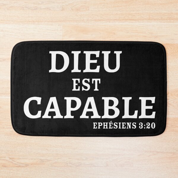 Item preview, Dieu est capable designed and sold by CherishedCloset.
