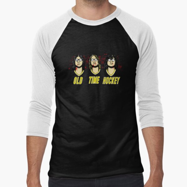 Buy the Puttin' on the Foil - Hanson Brothers 3/4 Sleeve Raglan Hockey Shirt