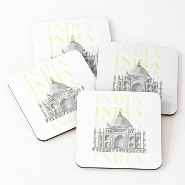 Item preview, Taj Mahal Printable poster, India iconic wall art, Asia Travelers gift, Taj Mahal pop art, gift for travelers, Agra monument designed and sold by AustriaDesigns.