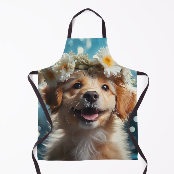 Item preview, Flower Crown Puppy Dog designed and sold by BlvckSky.