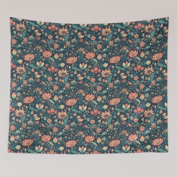 Item preview, Beautiful elegant flower seamless pattern designed and sold by MiraCleAI.