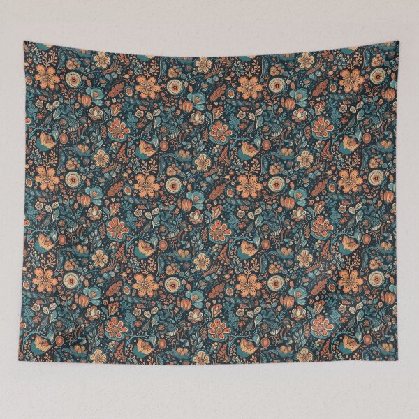 Item preview, Beautiful elegant flower seamless pattern designed and sold by MiraCleAI.