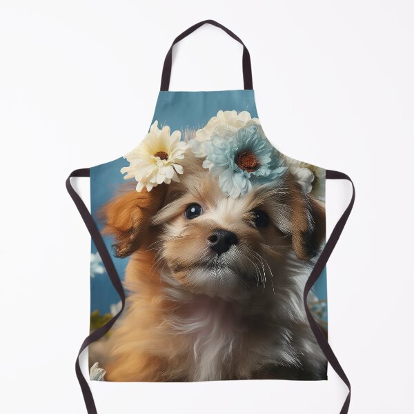 Item preview, Flower Crown Puppy Dog designed and sold by BlvckSky.