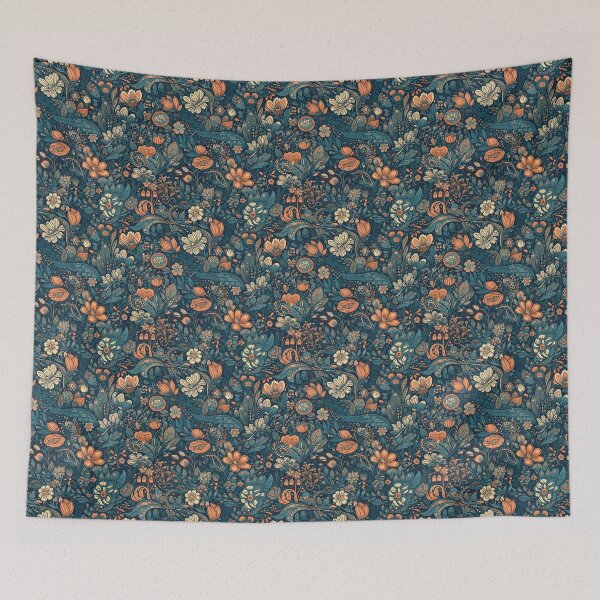 Item preview, Beautiful elegant flower seamless pattern designed and sold by MiraCleAI.