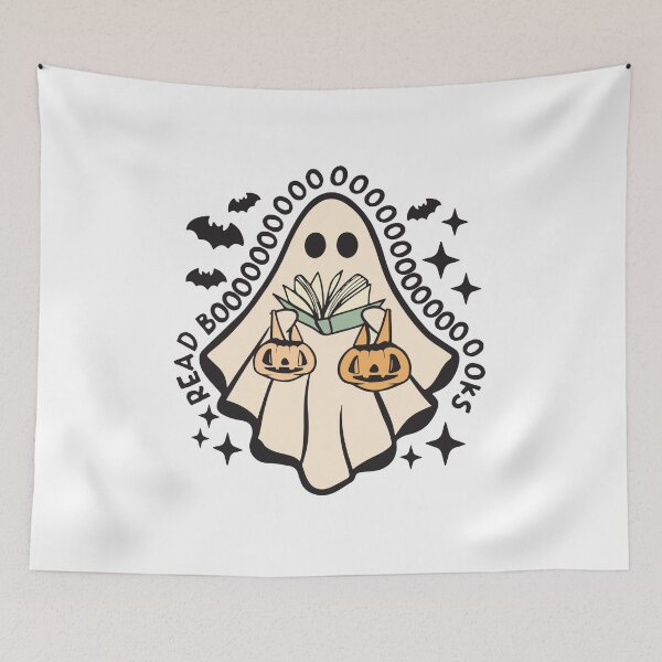 Item preview, Read More Books Scary Spooky Pumpkin Ghost Halloween  designed and sold by Dolphin Graphic.