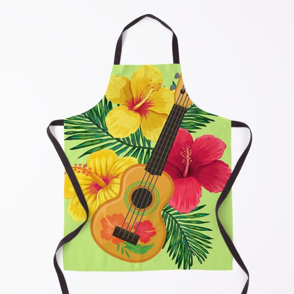 Item preview, Hawaiian Ukulele Lute and Hibiscus designed and sold by soulfulprintss8.