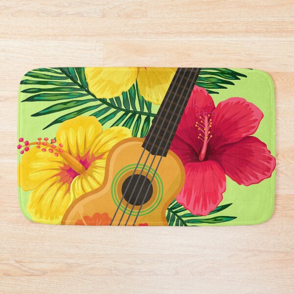 Item preview, Hawaiian Ukulele Lute and Hibiscus designed and sold by soulfulprintss8.