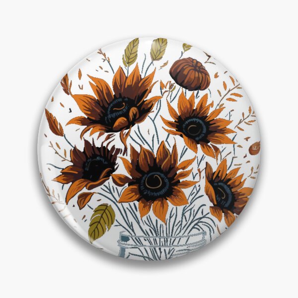 Item preview, Flowers in mason jar designed and sold by Top-Bot.